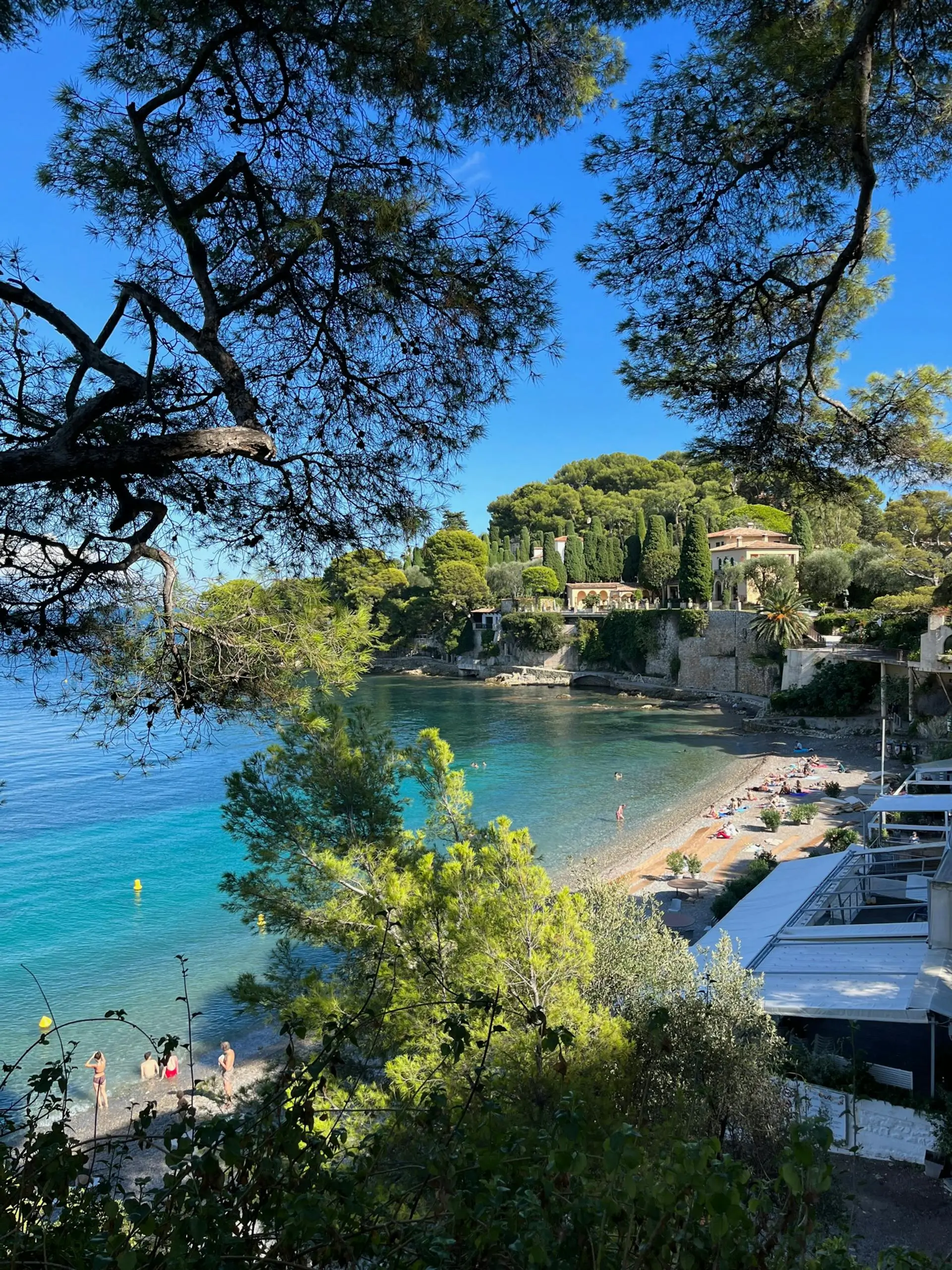 Lieu de vacances en août dans le sud de la France